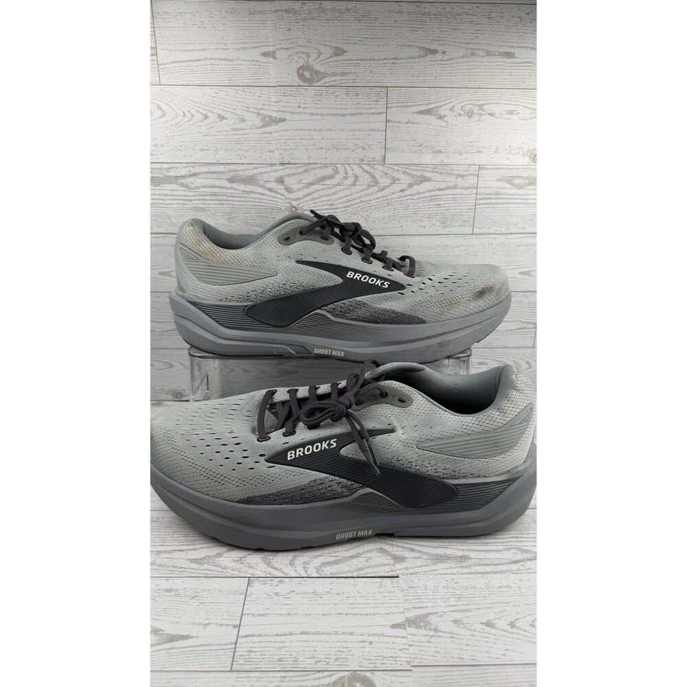 Brooks Ghost Max 3 1104644E069 Gray 14 4E Mens Sneakers Mesh Running Shoes #553